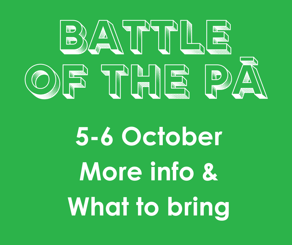 Battle of the Pā information & what to bring