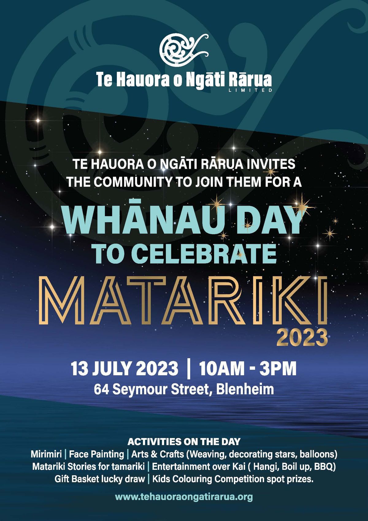 Te Hauora o Ngāti Rārua Whānau Day 13 July