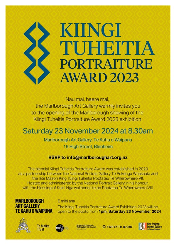 Kiingi Tuheitia Portraiture Award 2023 Opening